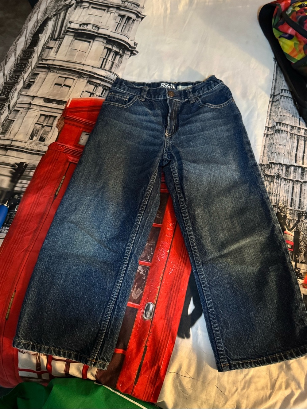 Boys Dark Blue Denim Jeans